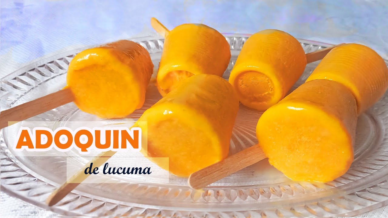 Adoquines o Paletas de Lucuma con Leche CREMOSOS, RICOS y REFRESCANTES para este verano 2022 !!