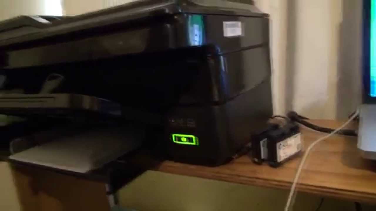 HP officejet 7610 obliga comprar tintas - YouTube
