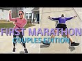 First marathon vlog + essential tips | couples edition