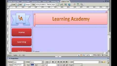 Copy a master page for use in DreamWeaver