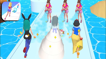 👰 Makeover Run 💄👗 All Levels Gameplay Android,ios