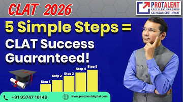 Follow These 5 SIMPLE Steps to Turn Your CLAT Dream into a REALITY! | Nitin Parmar | CLAT Strategy