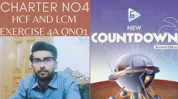 Class 6th Countdown Chapter No 4 Factorization HCF and LCM Exercise 4a Question no 1