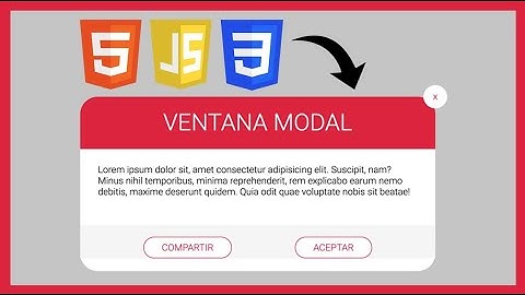 🔴Cómo CREAR una VENTANA MODAL en HTML, CSS y JAVASCRIPT 😱