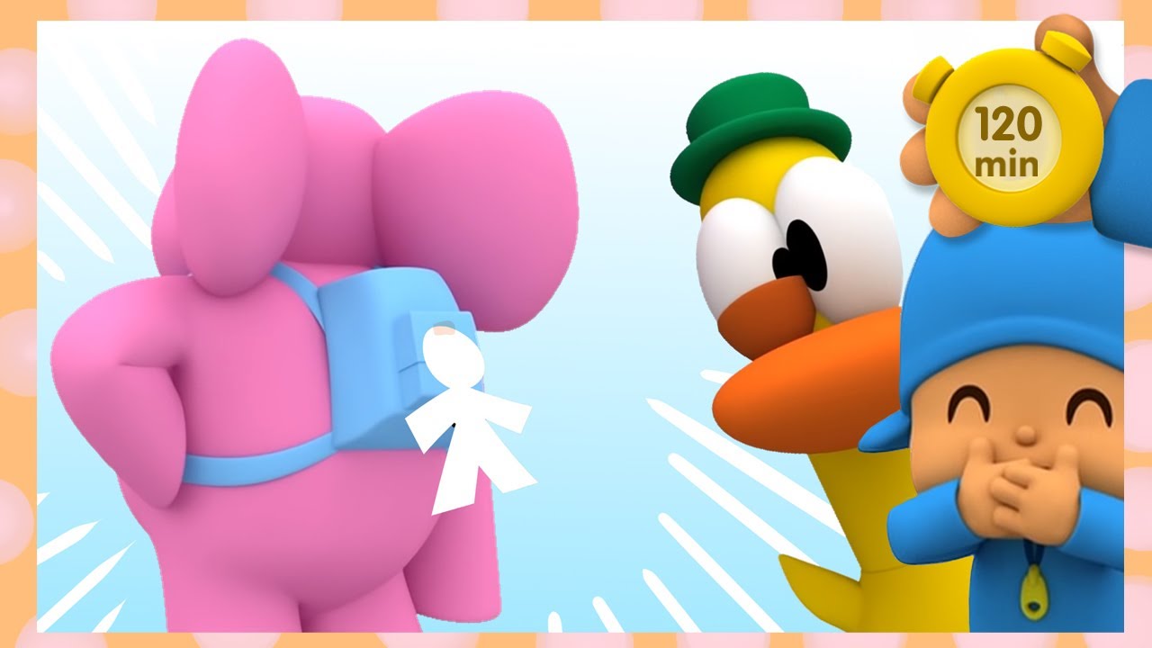 🎨 POCOYO em PORTUGUÊS do BRASIL - Vamos aprender as cores [121 min]  DESENHOS ANIMADOS para crianças 