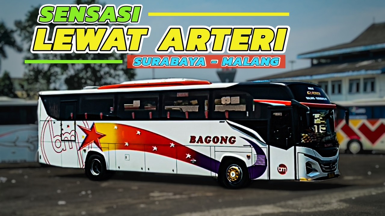KESERUAN NAIK BUS ARTERI SURABAYA MALANG‼️TRIP PO BAGONG EKONOMI