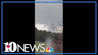 Possible tornado spotted near Sunbright, Tennessee