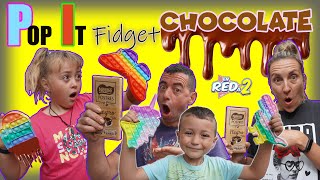 POP IT de CHOCOLATE Fidget!! Enredos en Familia