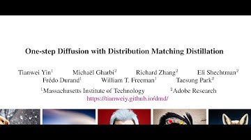 One-step Diffusion with Distribution Matching Distillation