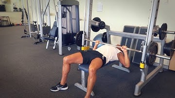 Smith Machine Bench Press (Exercises.com.au)