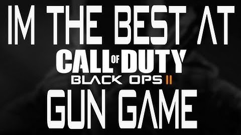 Black Ops 2 Gun Game - Quickest Win (Less than 2 Minutes) - Nearly PERFECT - 20-1 Gameplay