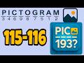 PICTOGRAM Picture Cryptogram 115 116