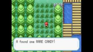 Pokemon Fire Red/Leaf Green - All Rare Candy Locations