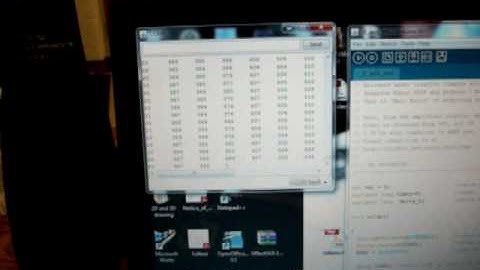 Razor 6 DOF board from SparkFun hooked up to an Arduino