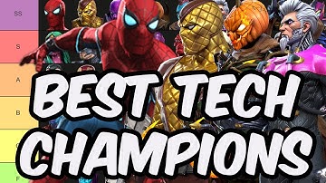 Tech Champion Tier List Dec 2025 - Top 10 Best Champions Ranked - Marvel Contest of Champions