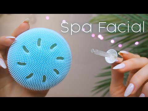 ASMR Sleep Inducing Spa Facial - No Talking ASMR For Sleep