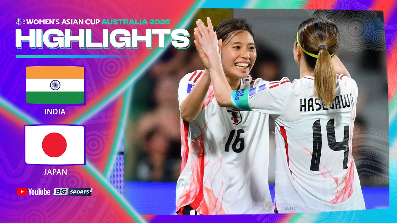 HIGHLIGHTS : INDIA vs JAPAN | AFC Women’s Asian Cup 2026 | GROUP C