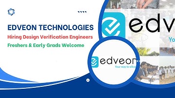 Edveon Technologies is Hiring Design Verification Engineers! 🔍 | Freshers & Early Grads Welcome