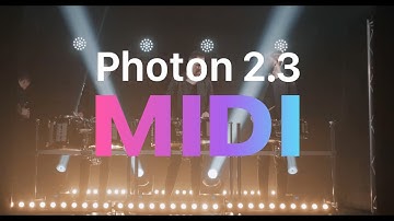New MIDI triggers for Photon 2.3 DMX & Hue light console !
