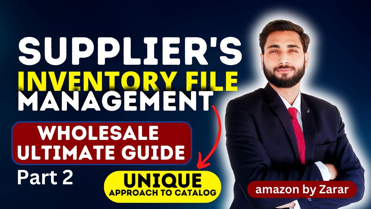 How to deal with amazon fba wholesale inventory catalog from suppliers