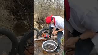 Amazing Rural Fishing Skill - Awesome Techniques 🐟 #Shorts