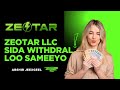 Zeotar LLC : Sida withdrawal loo sameeyo | part 2