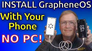 GrapheneOS install with another Android device - No Computer needed! Tutorial