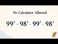 Can You Solve This WITHOUT a Calculator? | Math Olympiad Trick