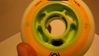 Atom one 80mm wheels for inline speed skates