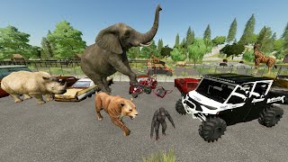 Buying Abandoned Zoo Full of Dangerous Animals | Farming Simulator 22
