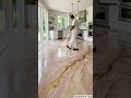 Pink Marble Epoxy Floor Is INSANE Epoxy Satisfying Transformation