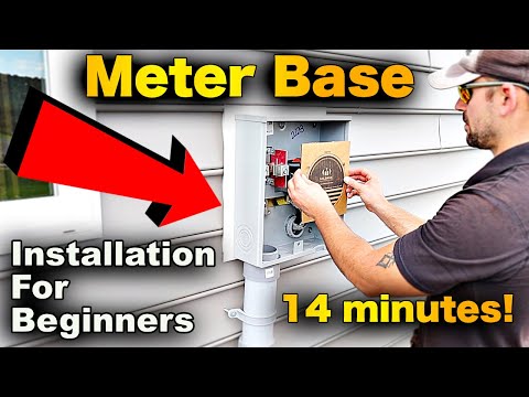 Meter Base Installation In 14 Minutes! FAST And