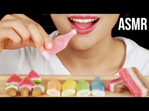 ASMR Nik-L-Nip WAX BOTTLES COCONUT SLICES <strong>OLD</strong> SCHOOL GUMMY CANDY (No <strong>Talking</strong>) Eating Sounds MUKBANG