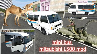 Bus Simulator Indonesia I Minibus Mitsubishi L300 Elsa I Bussid Mod Game I Android Gameplay screenshot 5