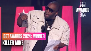 Celebrity Killer Mike Inspires Action During His Best Album Speech! | BET Awards '24 Net Worth