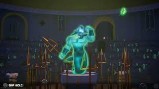 Neptunes Statue Boss Fight Spongebob Squarepants Ans Of The Tide