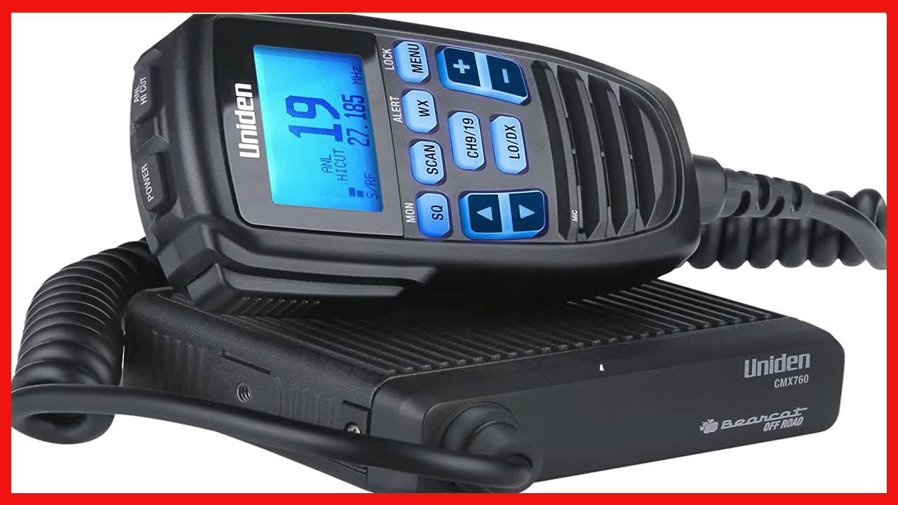 Uniden CMX760 Bearcat Off Road Series Compact Mobile CB Radio, 40