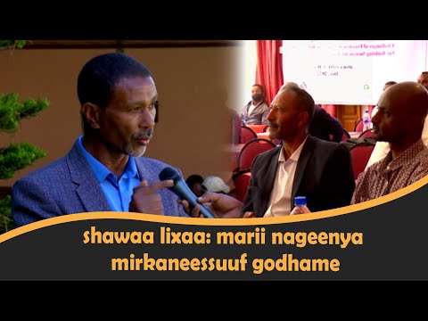 Shawaa Lixaa Marii Nageenya Mirkaneessuuf Godhame