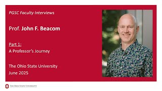 Dr. John F. Beacom: A Professor’s Journey | Part 1 | Faculty Interviews