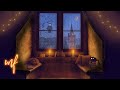 Castle reading nook asmr ambience rainy hogwarts inspired