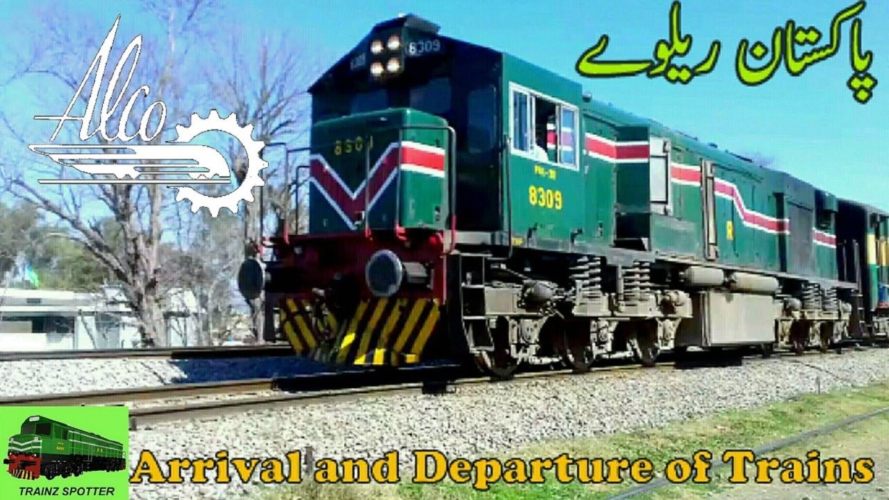 Arrival and Departure of Express Trains at Rawalpindi [GEU-20 & PHA-20 Locomotives] Pakistan Railway