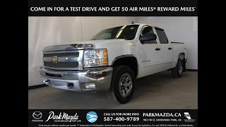 White 2012 Chevrolet Silverado 1500  Review Sherwood Park Alberta - Park Mazda