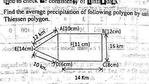 Thiessen Polygon Method | Type 1 |Engineering Hydrology | Pokhara University