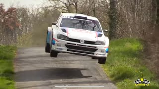 Rallye Lyon Charbonnieres 2023 Best of Big jumps mistakes flat out