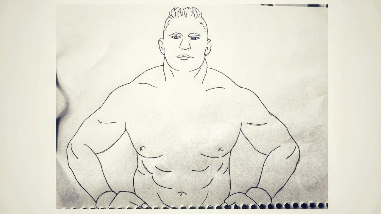 Brock Lesnar drawing 