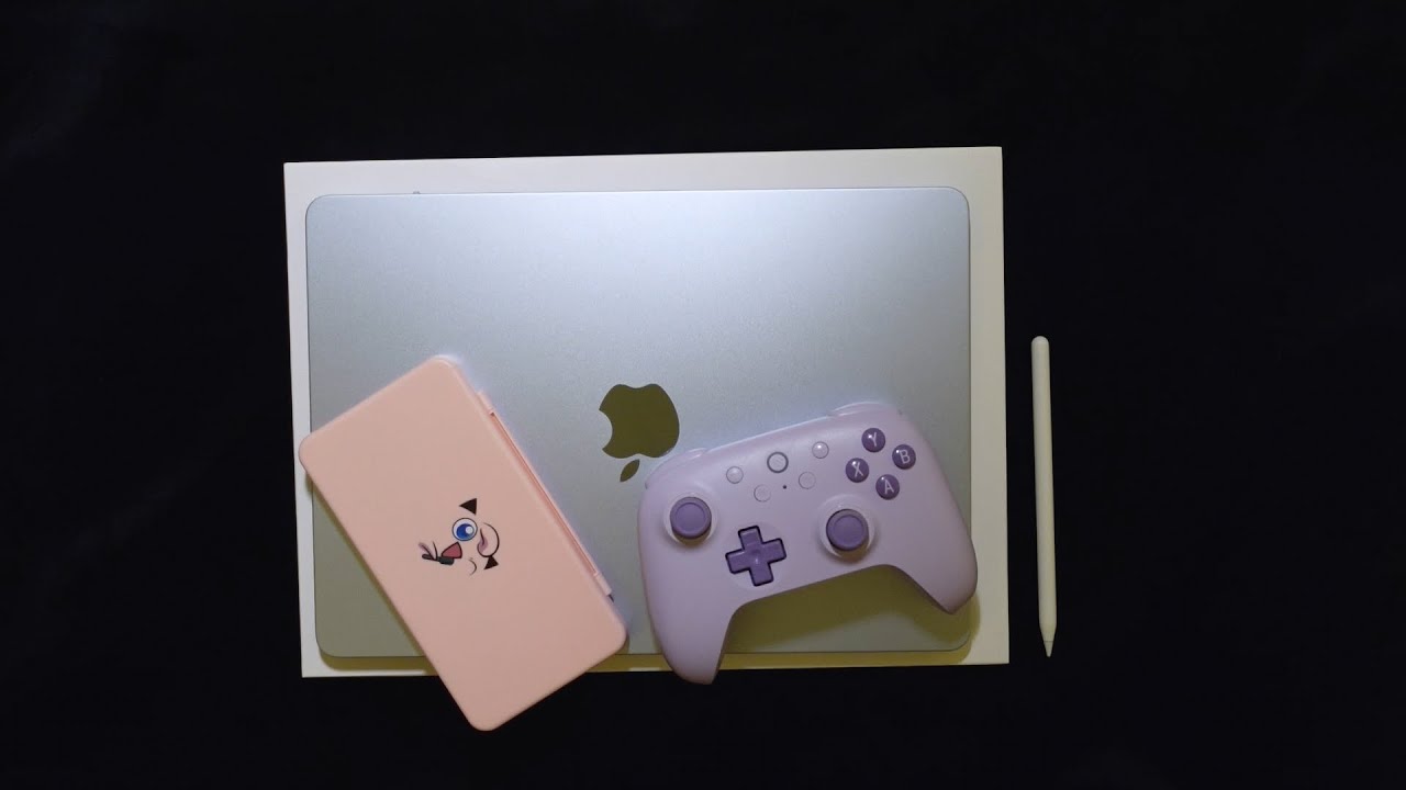 ASMR распаковка MacBook Air M4 небесно-голубого цвета 🎁☁️😴