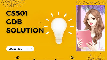 CS501 GDB Solution | 2023 |