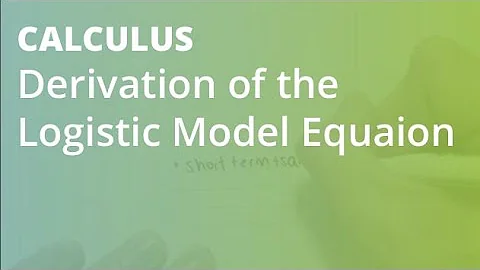 Derivation of the Logistic Model Equaion
