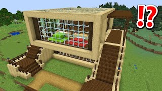 Ein modernes Holzhaus in Minecraft bauen