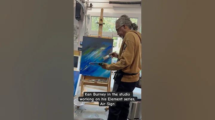 Series of paintings inspired by the elements earth, water, fire and air. #art #airsigns